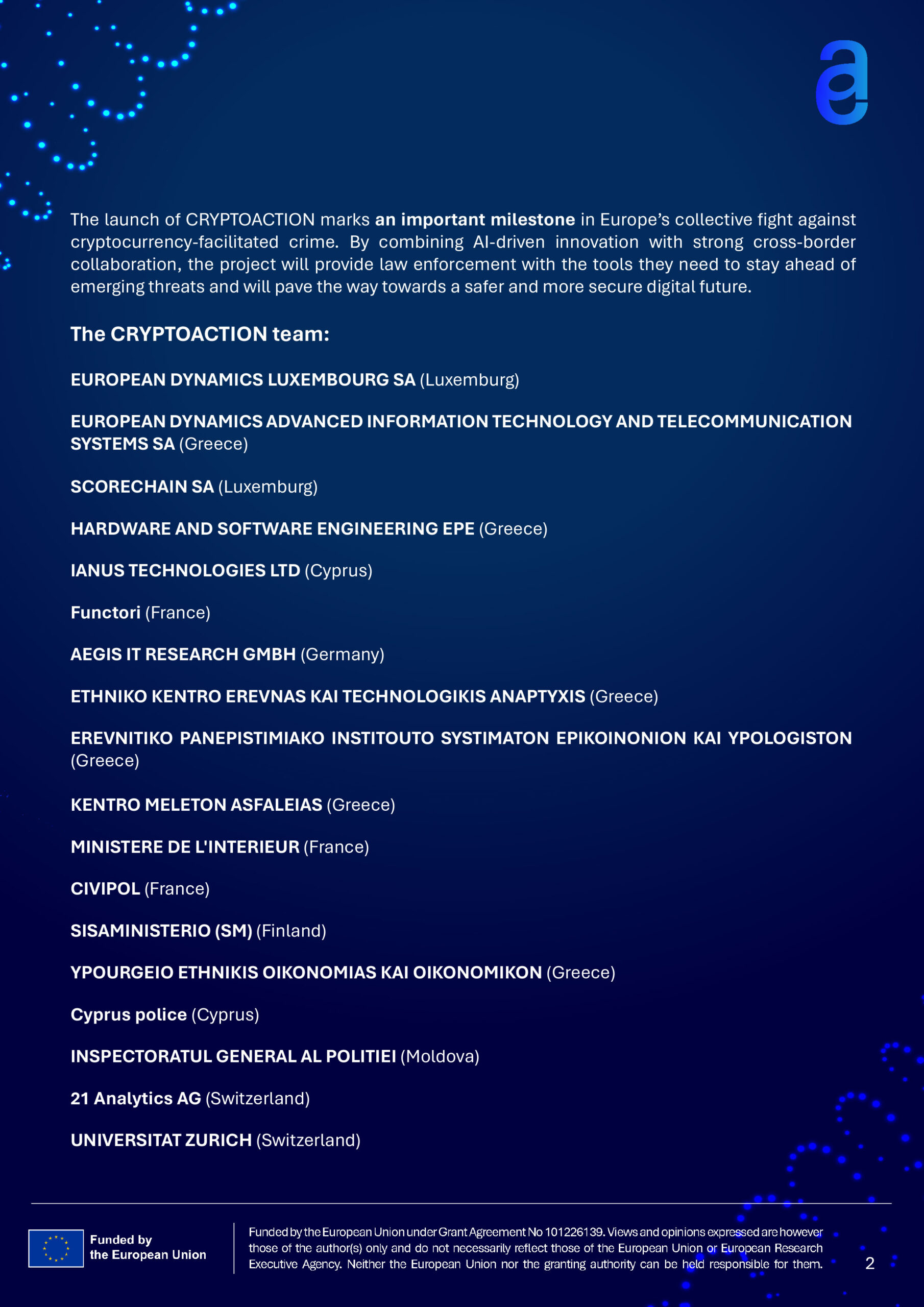 Press Release #1 Page 3